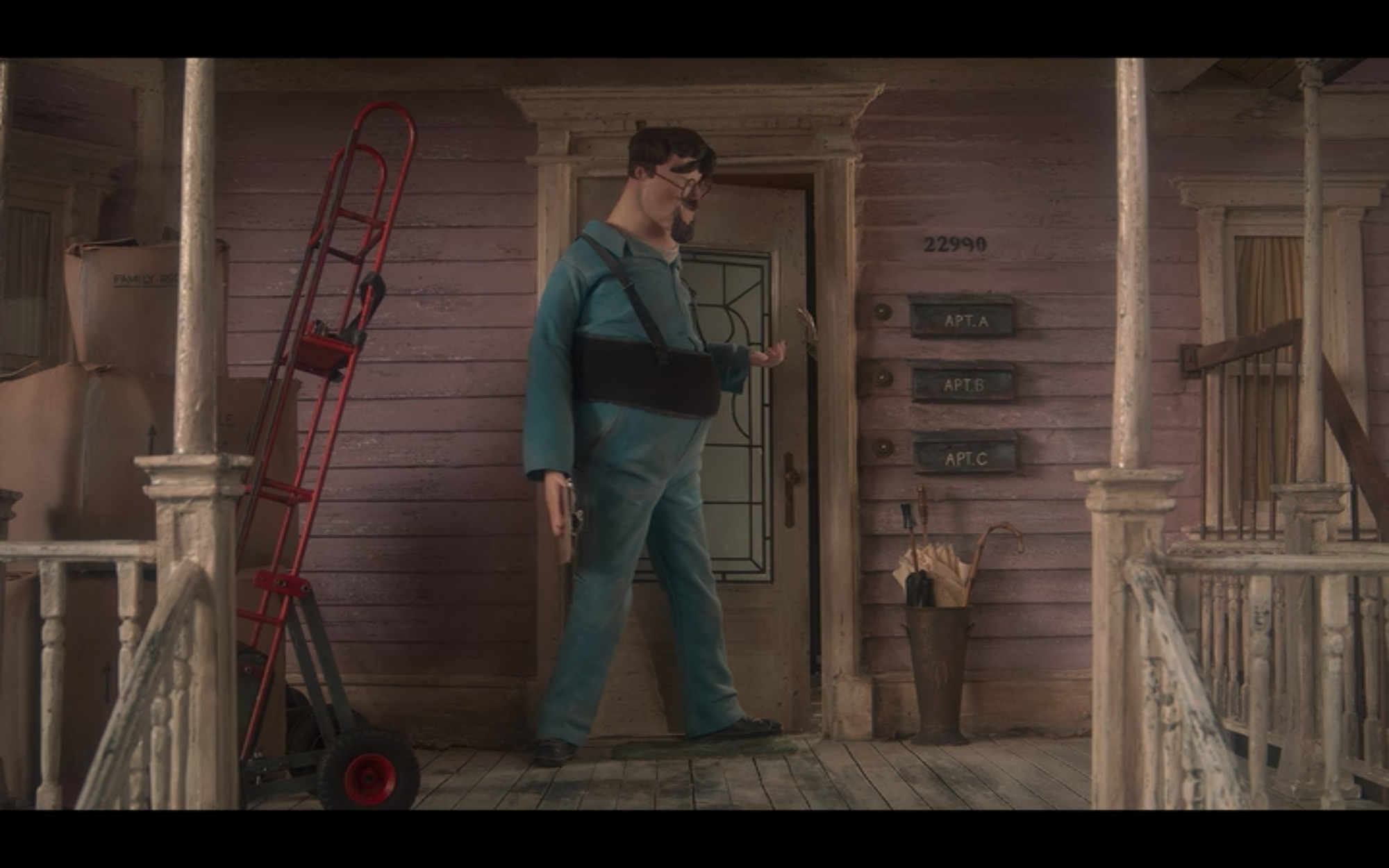 practice film and ELA vocabulary with this long shot of a mover in Coraline