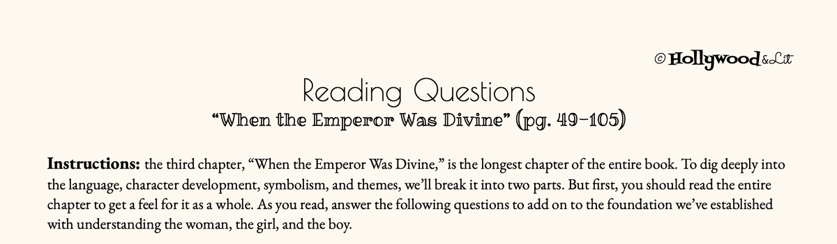 Chapter 3: Memory, Identity & the Camp Experience in When the Emperor Was Divine