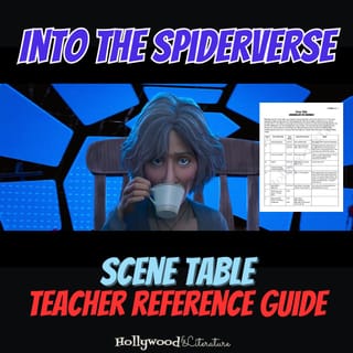 Teacher Reference Guide: Scene Table for Into the Spider-verse