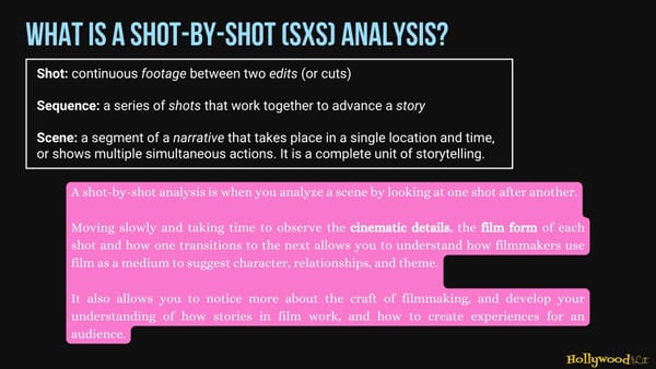 How to Do a Shot-by-Shot Film Sequence Analysis