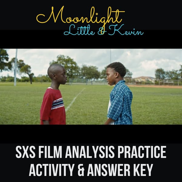 Moonlight Film Sequence Analysis Practice 2: Little & Kevin